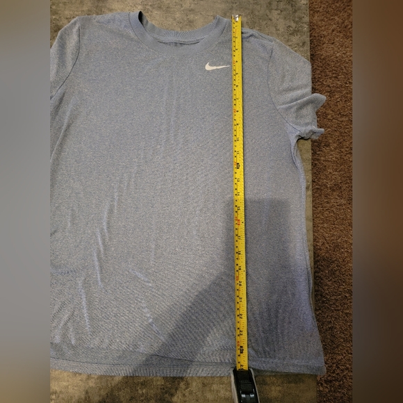 Nike Dri-Fit Light Blue Short Sleeve Tee T-Shirt Gym Running Workout Size XL - Picture 4 of 7